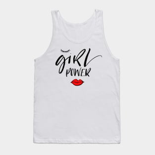 Girl Power Positive Feminine Quote Artwork Tank Top